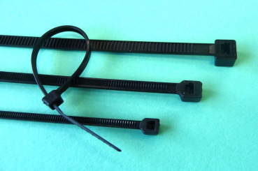 Kabelbinder 200x4,8 / schwarz