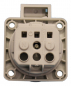 Preview: Schuko Anbausteckdose 230V 3p. grau