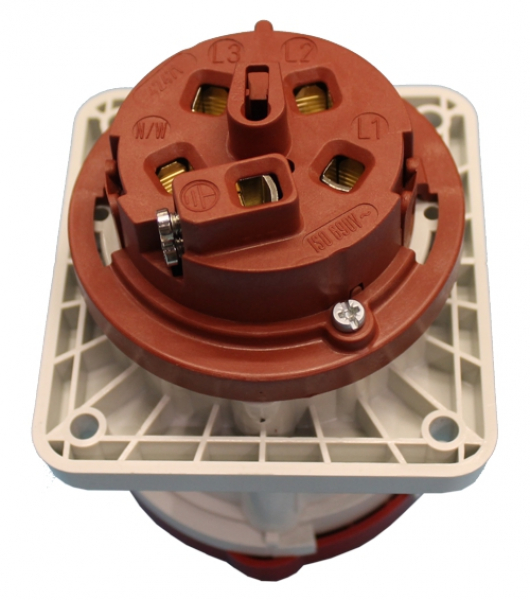 CEE Anbaudose 63A 400V 5p. 6h