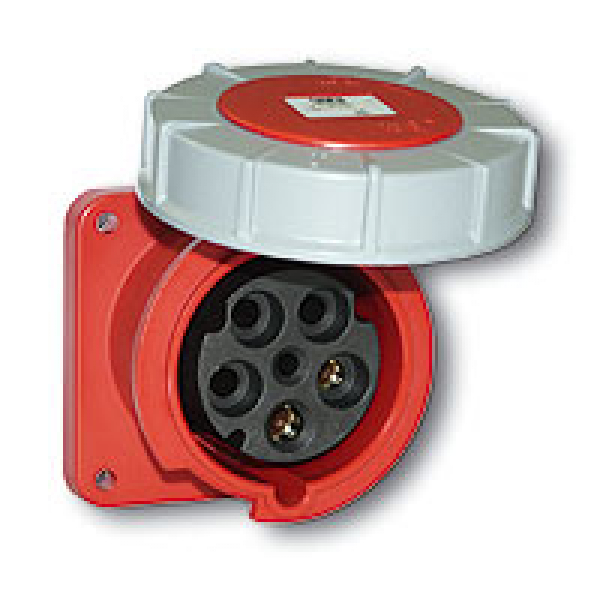 CEE Anbaudose 125A 400V 5p. 6h