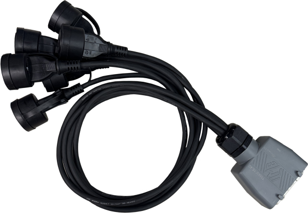 Multipin/Schuko Cable No 2